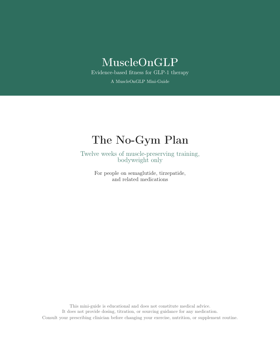 Cover of The No-Gym Plan