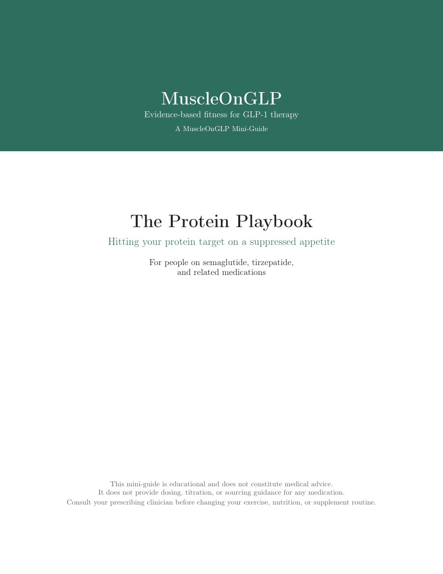 Cover of The Protein Playbook